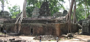 Ta Phrom Temple, Angkor, Cambodia; ©Benjamin Clavan